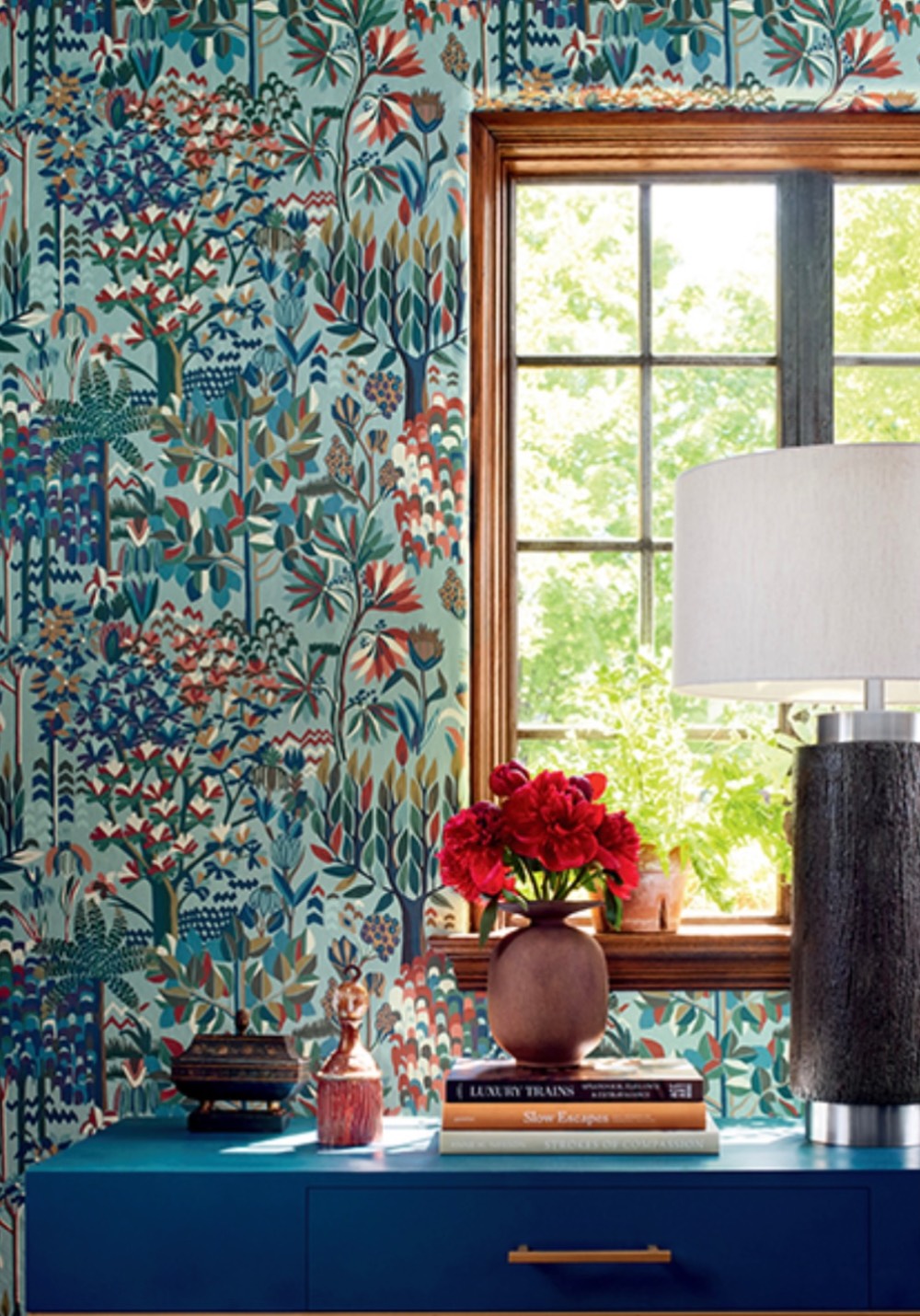 Thibaut Alpine Wallpaper in Tapestry